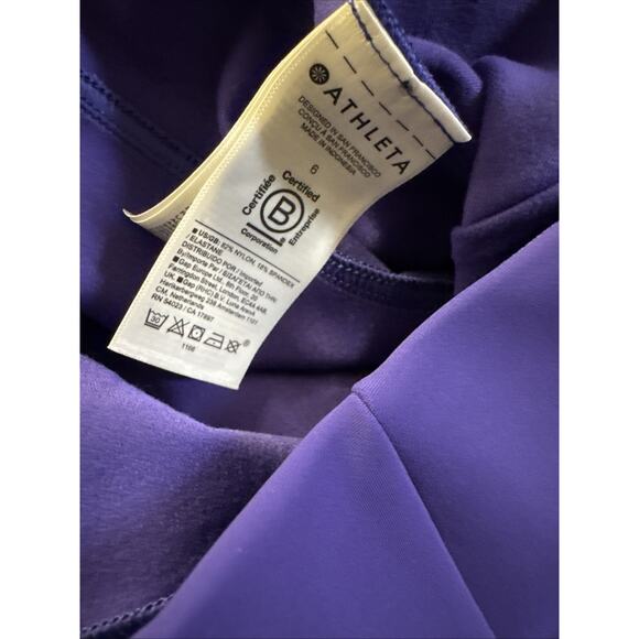 Athleta Women's Glacier Snow Skinny Pants Size 6 Purple Noble Blue 2022 New NWT - Picture 8 of 11